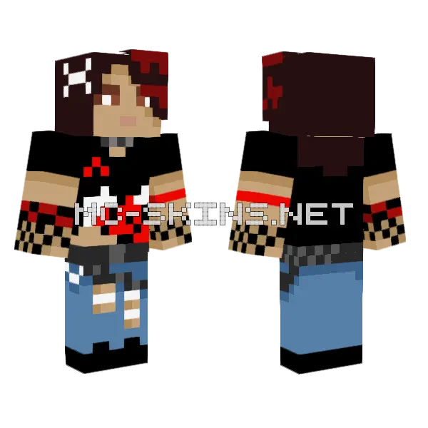 Haru Skin Minecraft skin, front and back