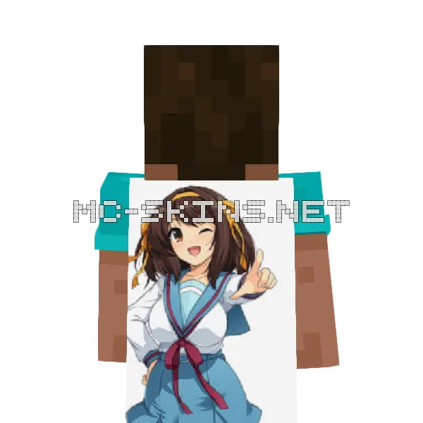 Haruhi Suzumiya School Uniform cape, outside and lining