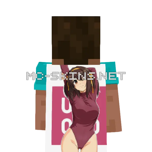 Haruhi Suzumiya Sweater cape, outside and lining