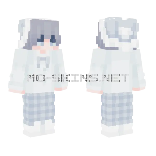 Hasibulop Minecraft skin, front and back