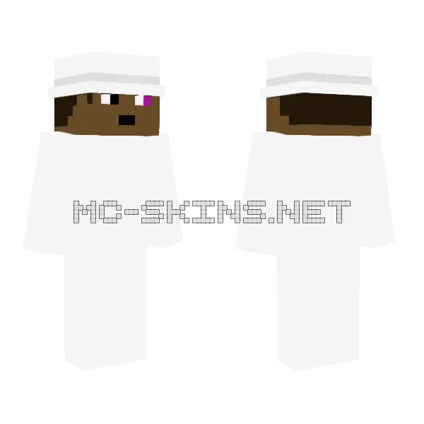 Hastyng Minecraft skin, front and back
