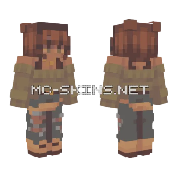 Haylee Minecraft skin, front and back