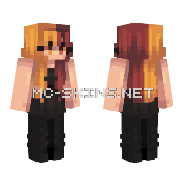 Hazel Minecraft skin, front and back