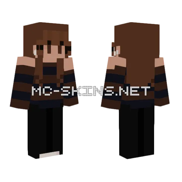 Hazelnuts 40 Followers Minecraft skin, front and back