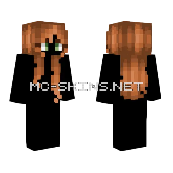 Hb Ginger Minecraft skin, front and back
