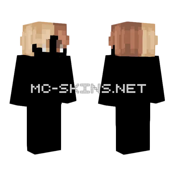 Hb Salted Caramel Chocolate Minecraft skin, front and back