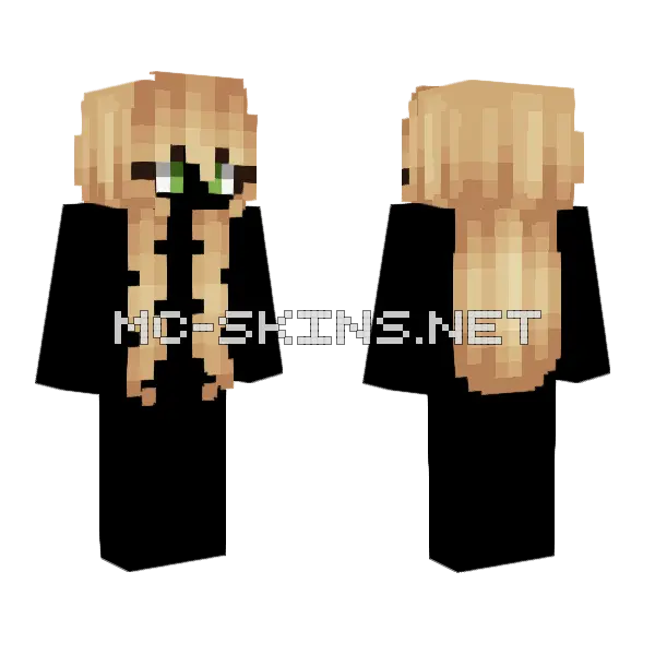 Hb Vanilla Puddin Minecraft skin, front and back