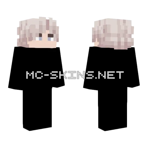 Head Minecraft skin, front and back