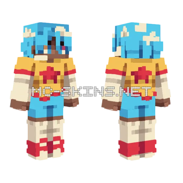 Head In The Clouds Outfit, front and back