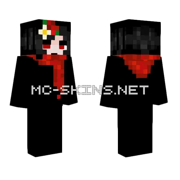 Head O Minecraft skin, front and back