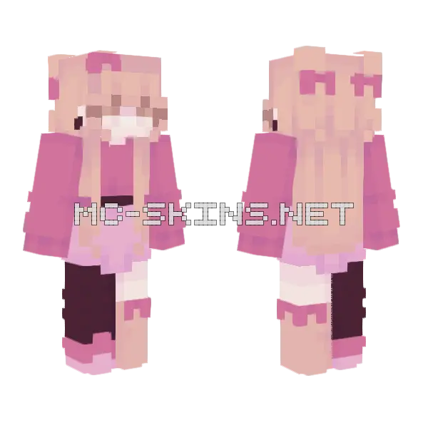 Head Off To Dreamland Design Minecraft skin, front and back