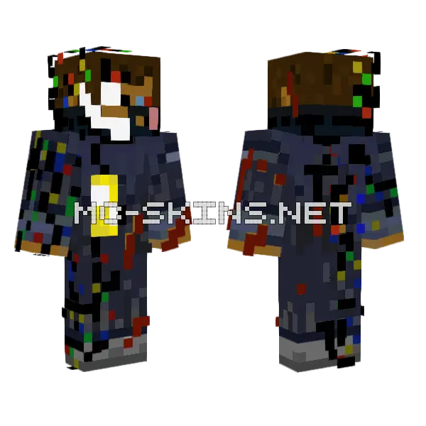Headstillheavy Dark Suit, front and back