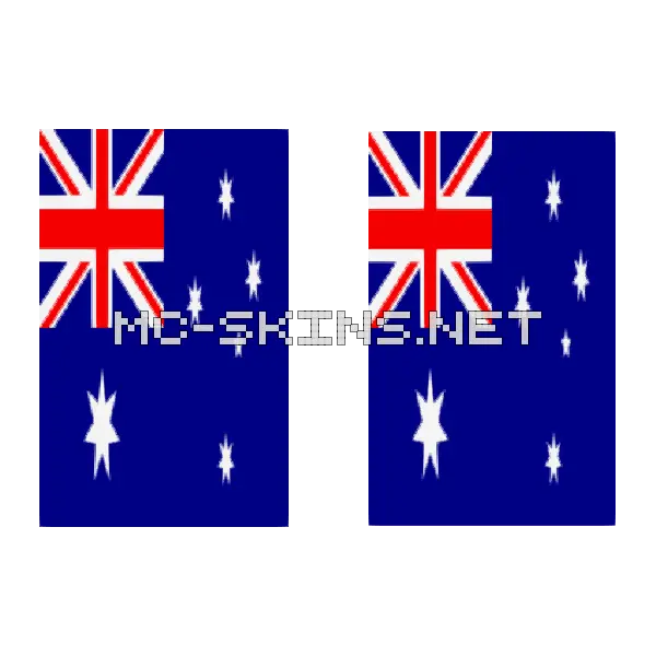 Heard Island and McDonald Islands Flag cape, outside and lining