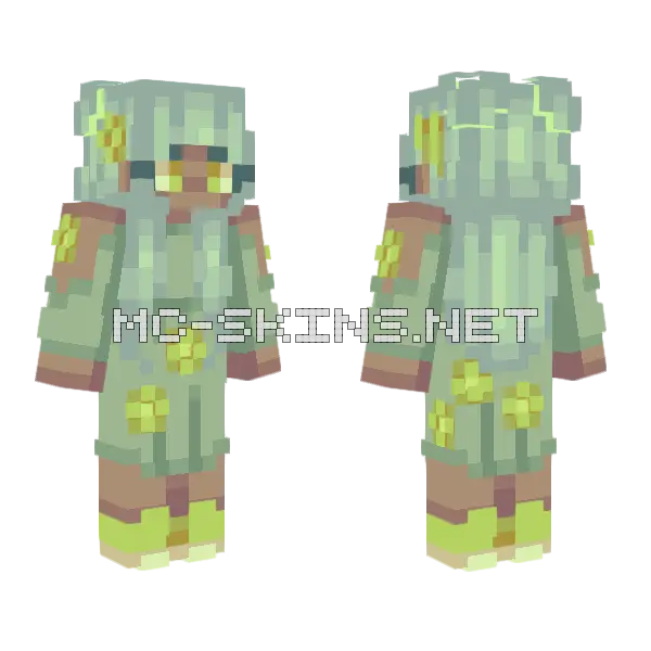 Heart Made Of Glass Minecraft skin, front and back