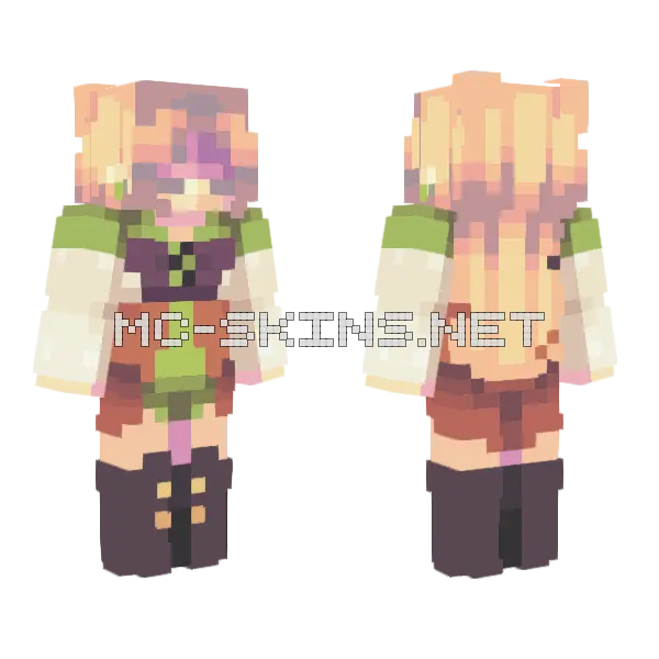 Heart Of The Village Rce Minecraft skin, front and back