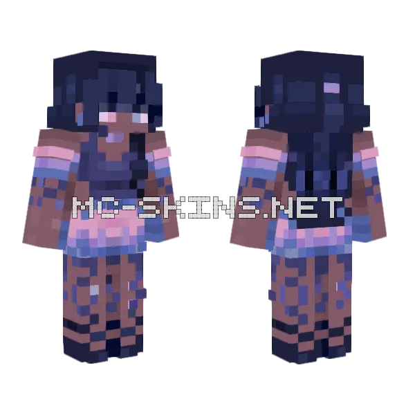 Heaven Is A Home RCE Minecraft skin, front and back