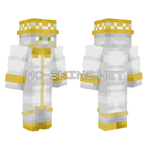 Heavens Door Minecraft skin, front and back