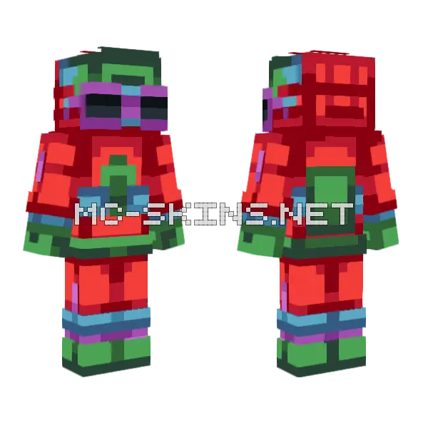 Heheheheheee Minecraft skin, front and back