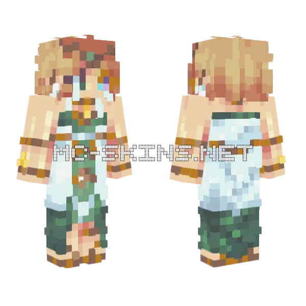 Heir To Throne Of Nothing Minecraft skin, front and back