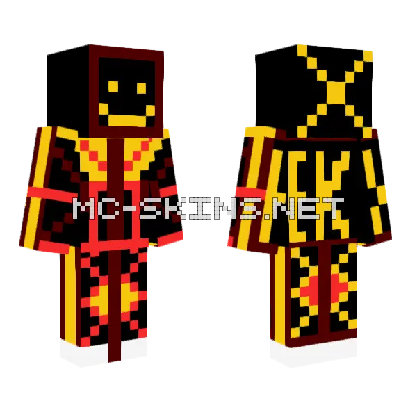 Hekx Skin Minecraft skin, front and back