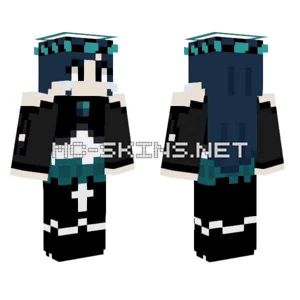 Helen Minecraft skin, front and back