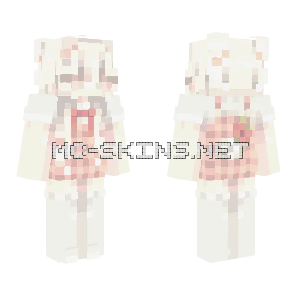 Hello Kitty Skin Minecraft skin, front and back