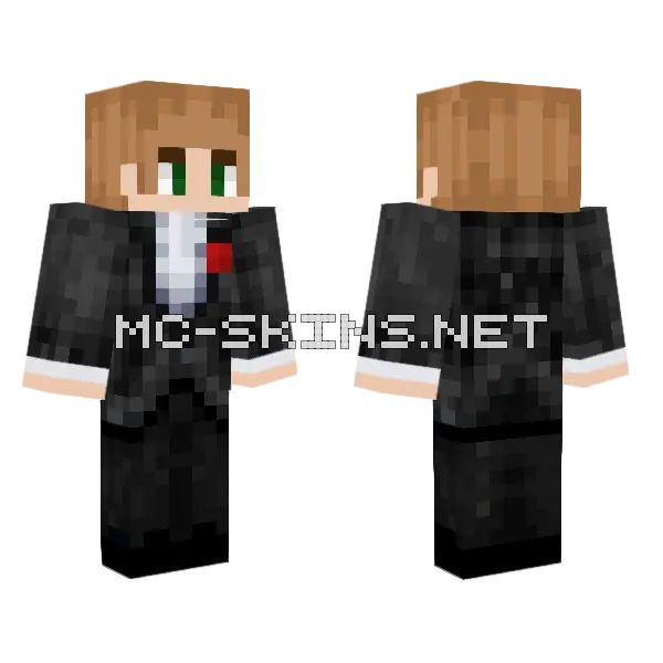 Hellow Minecraft skin, front and back