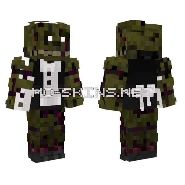 Help Skin Minecraft skin, front and back