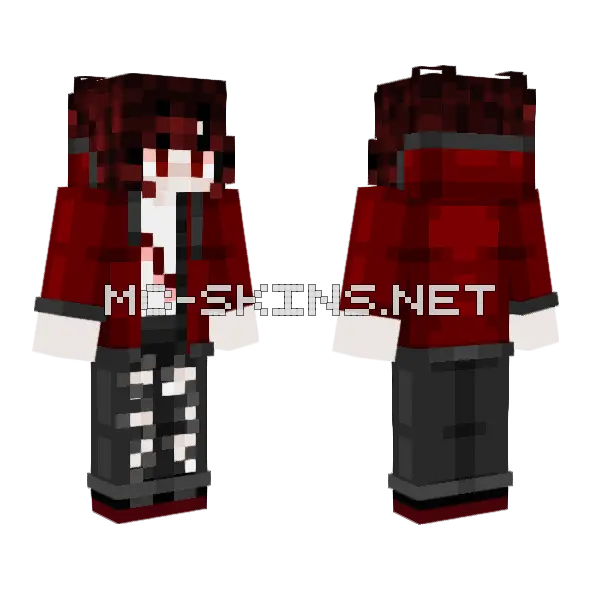 Hemlock Proxy Minecraft skin, front and back