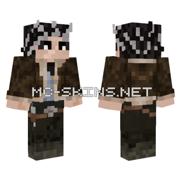 Hennnnnaaay Minecraft skin, front and back