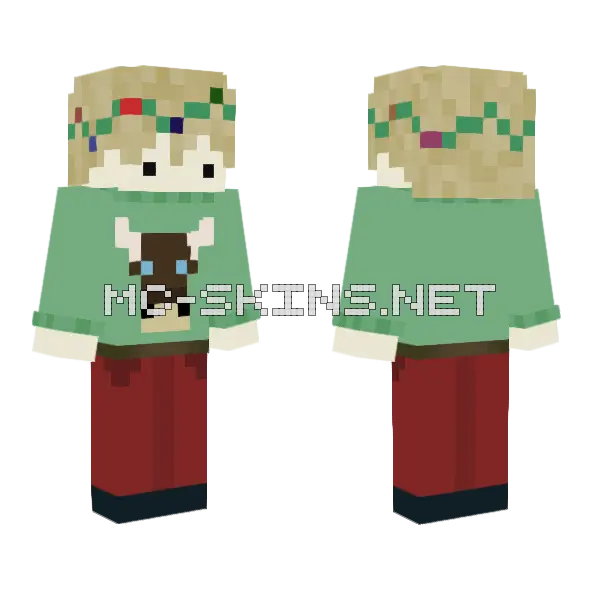 Henrrryryryryryryryvko Minecraft skin, front and back
