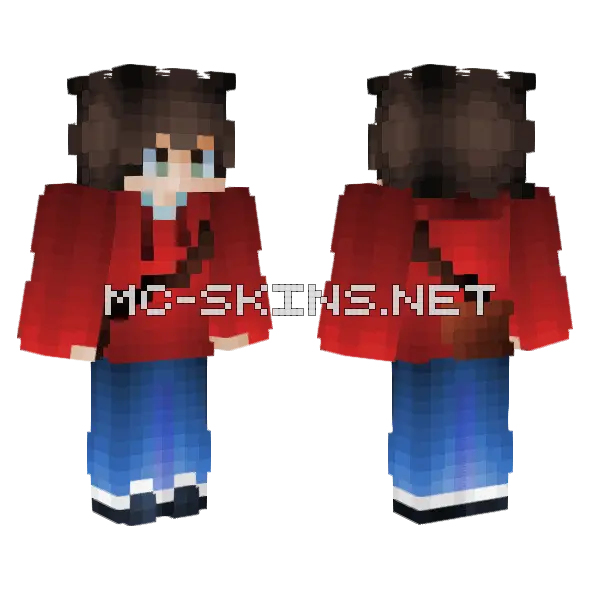 Henry Minecraft Movie Minecraft skin, front and back