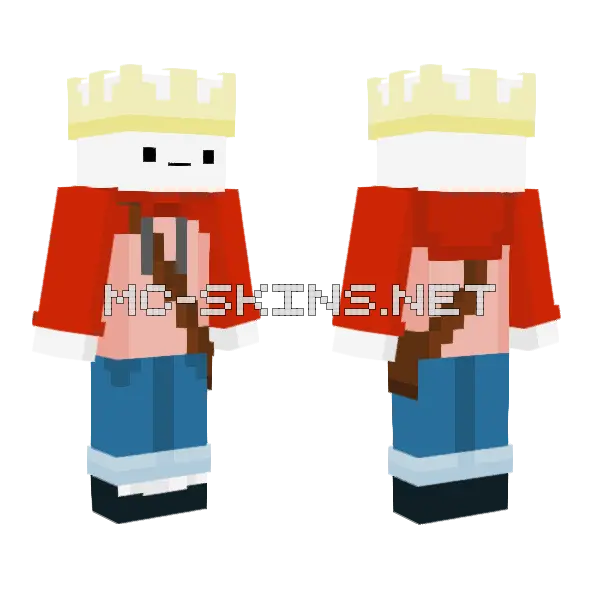 Henry The Pig Minecraft skin, front and back