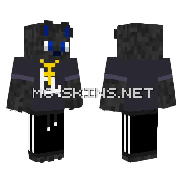 Herecomesboi Kemono V2 Minecraft skin, front and back