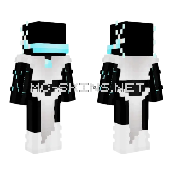 Hero Costume Part 3 Base Minecraft skin, front and back