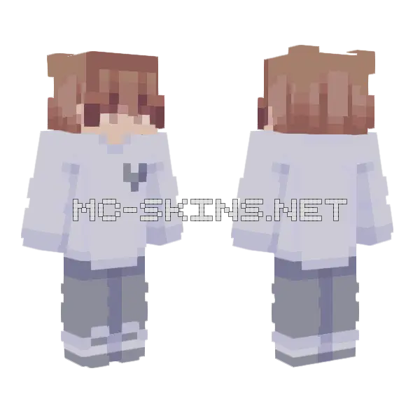 Hero Over My Head Minecraft skin, front and back
