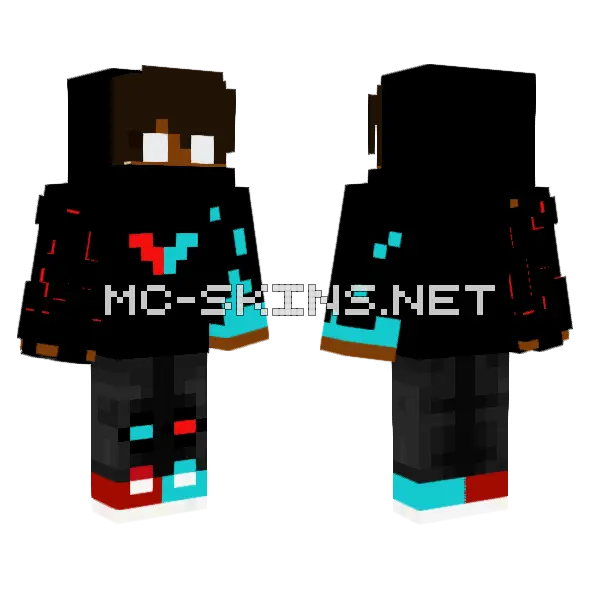 Hero Skin Minecraft skin, front and back