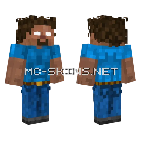 Herobrine, front and back