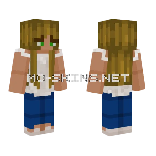 Hether Maciyado Minecraft skin, front and back