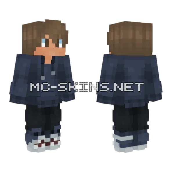 Heyyeddie S Shark Outfit Minecraft skin, front and back