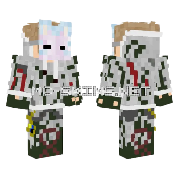 Hguo Minecraft skin, front and back