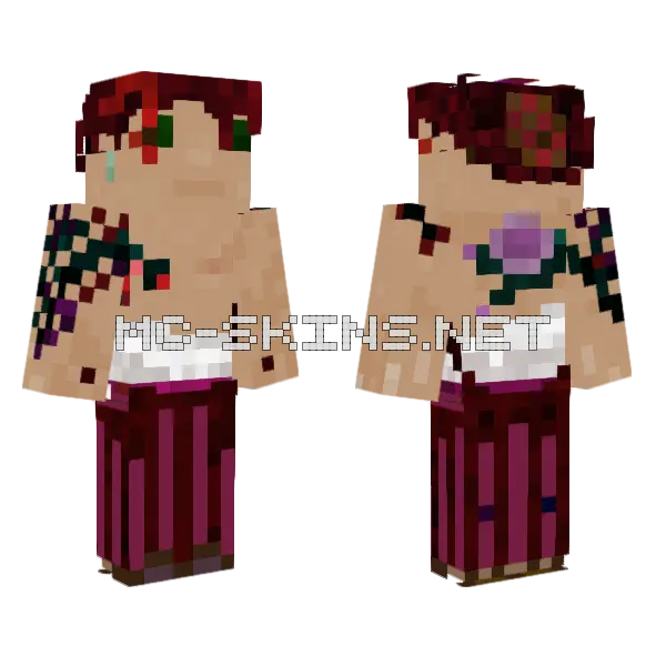 Hi Guys Minecraft skin, front and back