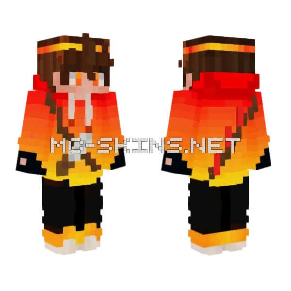 Hi Hello And Goodday Minecraft skin, front and back