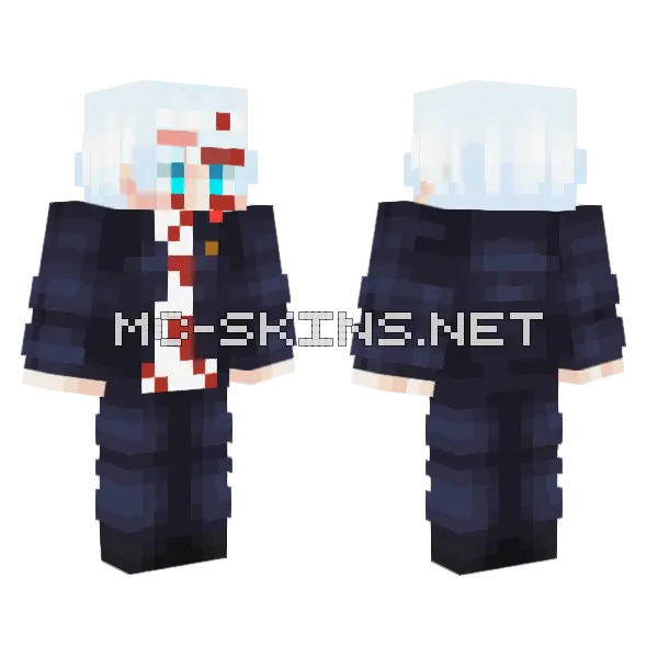 Hibest Minecraft skin, front and back