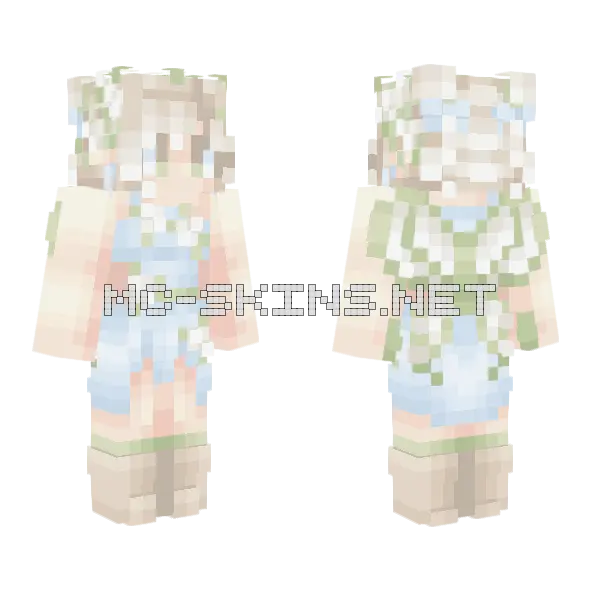High In The Sky Minecraft skin, front and back