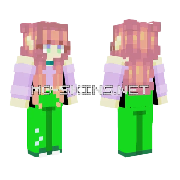 High Mage V3 Minecraft skin, front and back