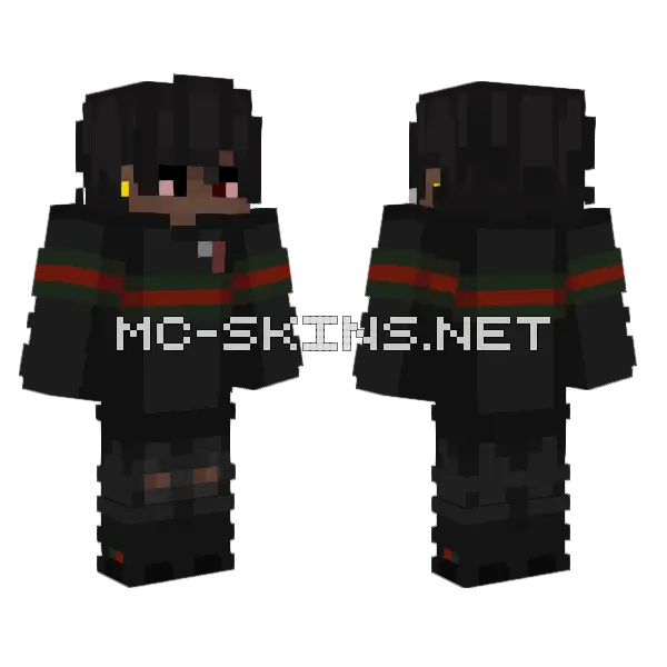 High Man Minecraft skin, front and back