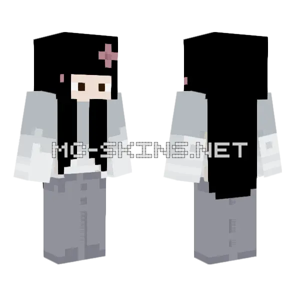 Himekawa Mizuki Skin 1 Minecraft skin, front and back