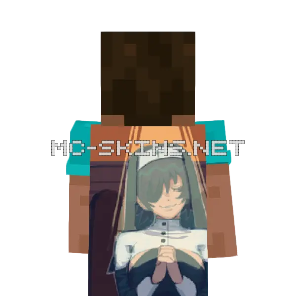 Himeno Nun cape, outside and lining