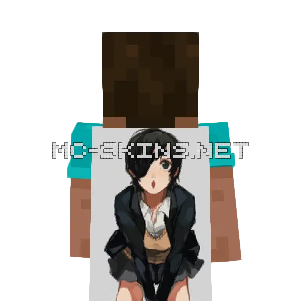 Himeno School Uniform cape, outside and lining
